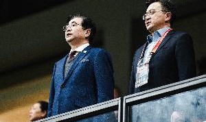 宋凯鼓励国少队员：看到差距后，继续努力，一定要把技术练好！